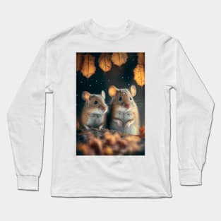 a Couple of cute mouses Long Sleeve T-Shirt